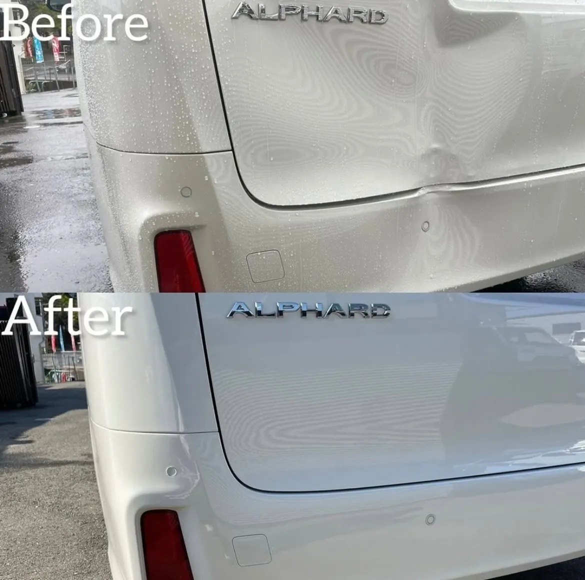 アルファード　TOYOTA   人気車　鈑金塗装　磨き　事故　修理　交換　保険　河内長野　富田林　狭山　南大阪　自社整備工場　Nプロジェクト　