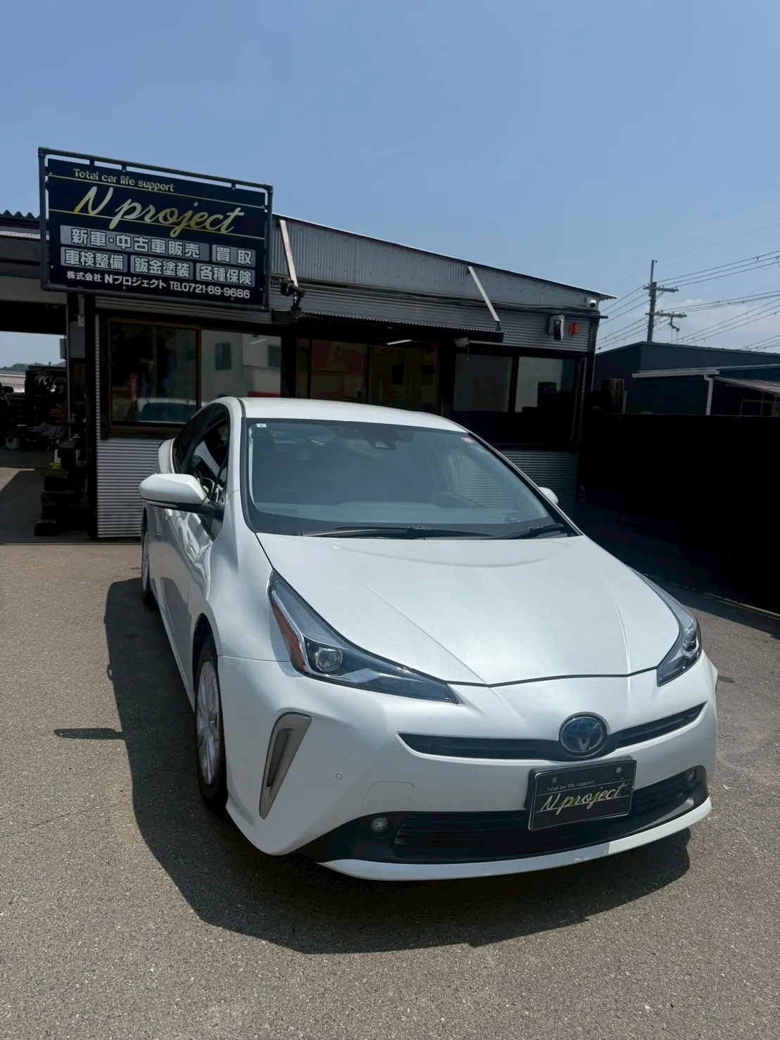 50プリウス　TOYOTA   人気車　事故　保険　修理　交換　磨き　鈑金塗装　点検　河内長野　富田林　狭山　南大阪　自社整備工場　Nプロジェクト