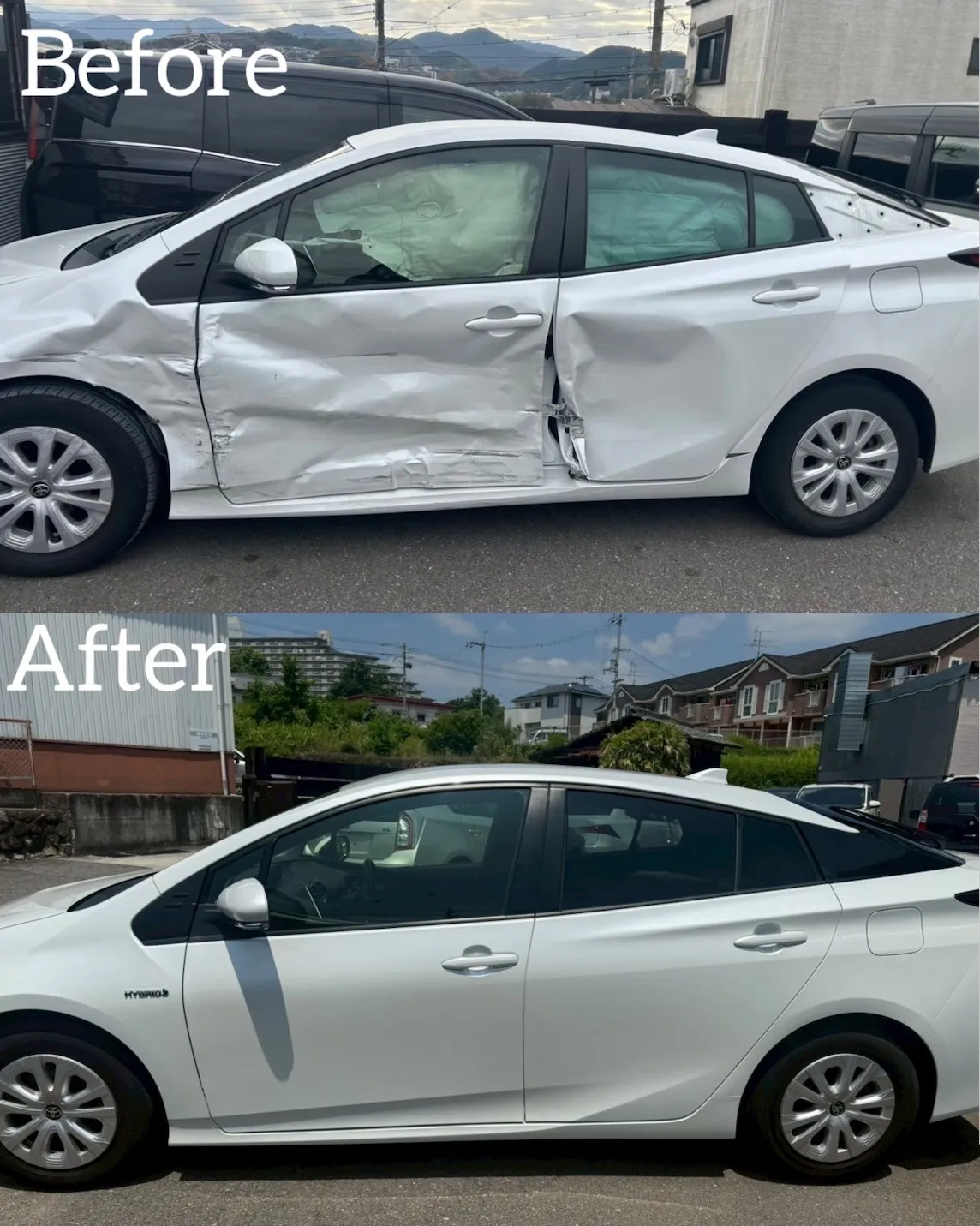 50プリウス　TOYOTA   人気車　事故　保険　修理　交換　磨き　鈑金塗装　点検　河内長野　富田林　狭山　南大阪　自社整備工場　Nプロジェクト