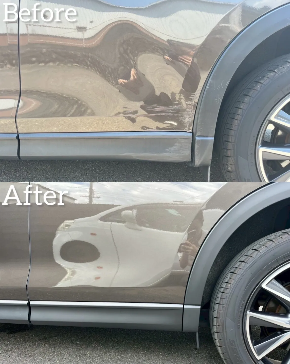 CX-5  リヤドア　修理　事故　交換　鈑金塗装　磨き　一般整備　点検　河内長野　狭山　富田林　自社整備工場　Nプロジェクト