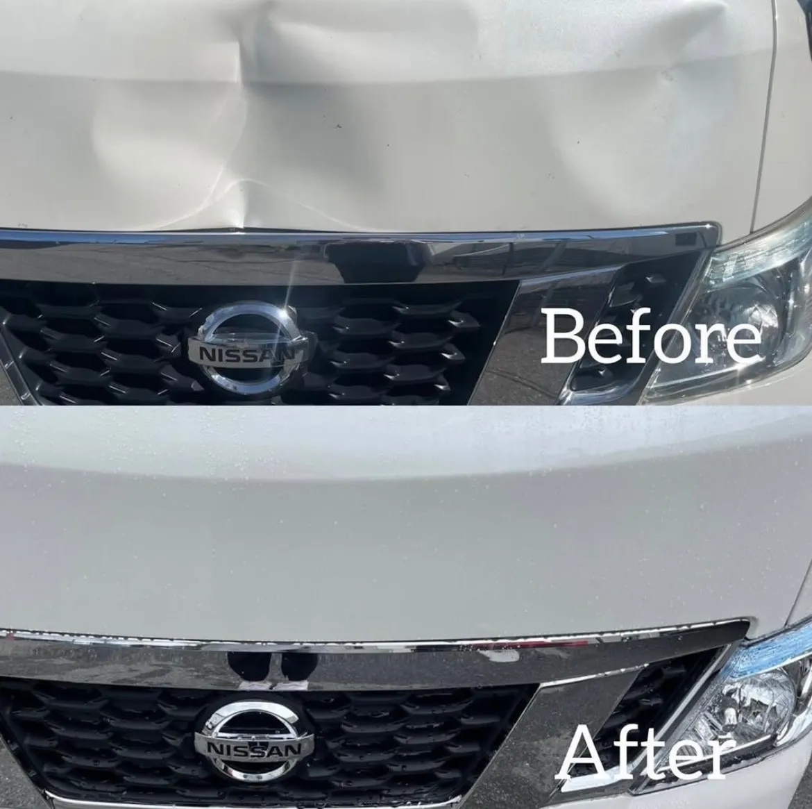 キャラバン　NISSAN   鈑金塗装　ガリ傷　凹み　事故　修理　交換　取付　保険　河内長野　狭山　富田林　南大阪　自社整備工場　Nプロジェクト