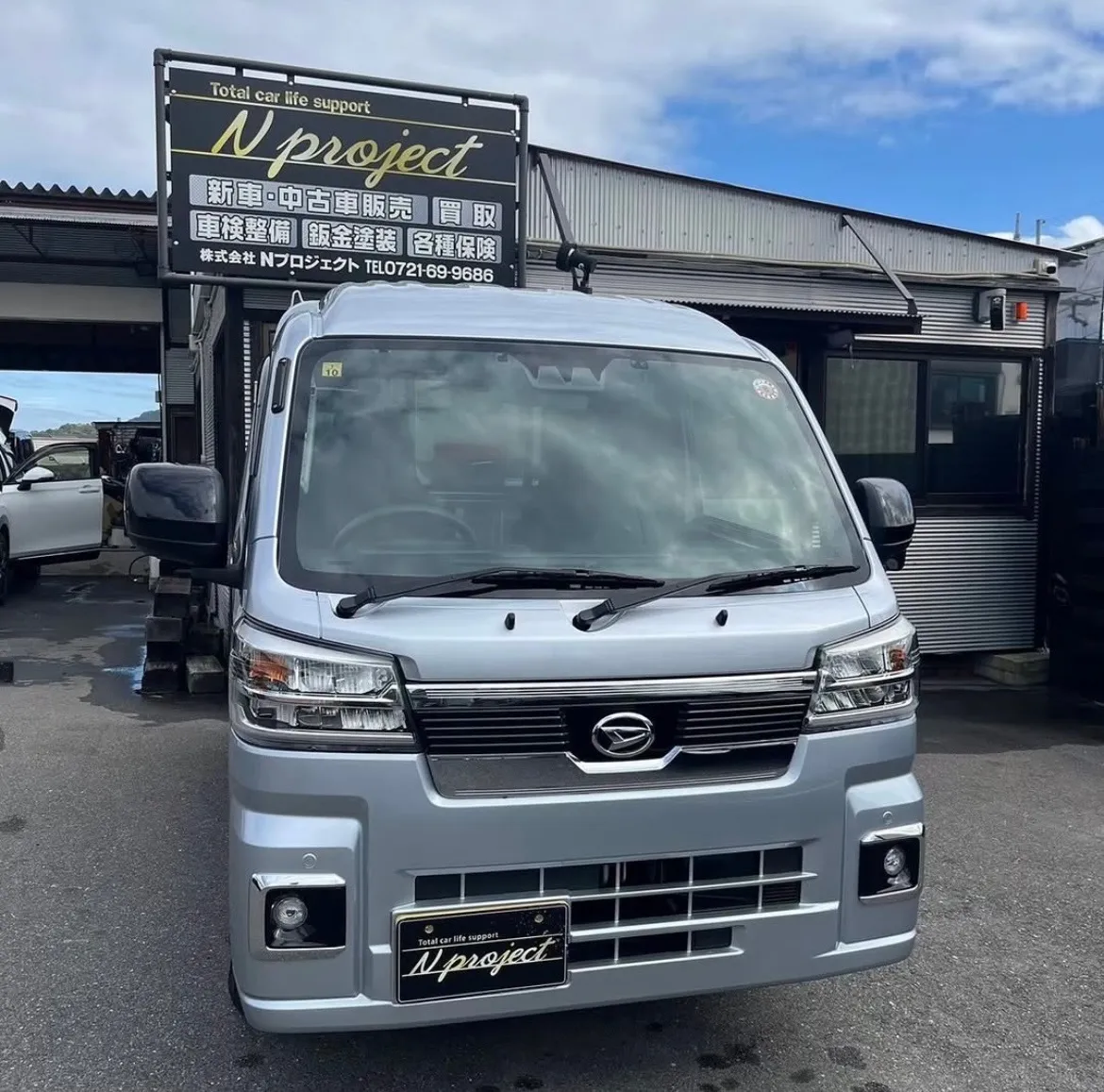 ハイゼットトラック　事故　修理　保険　整備　交換　取付　河内長野　狭山　富田林　南大阪　自社整備工場　Nプロジェクト