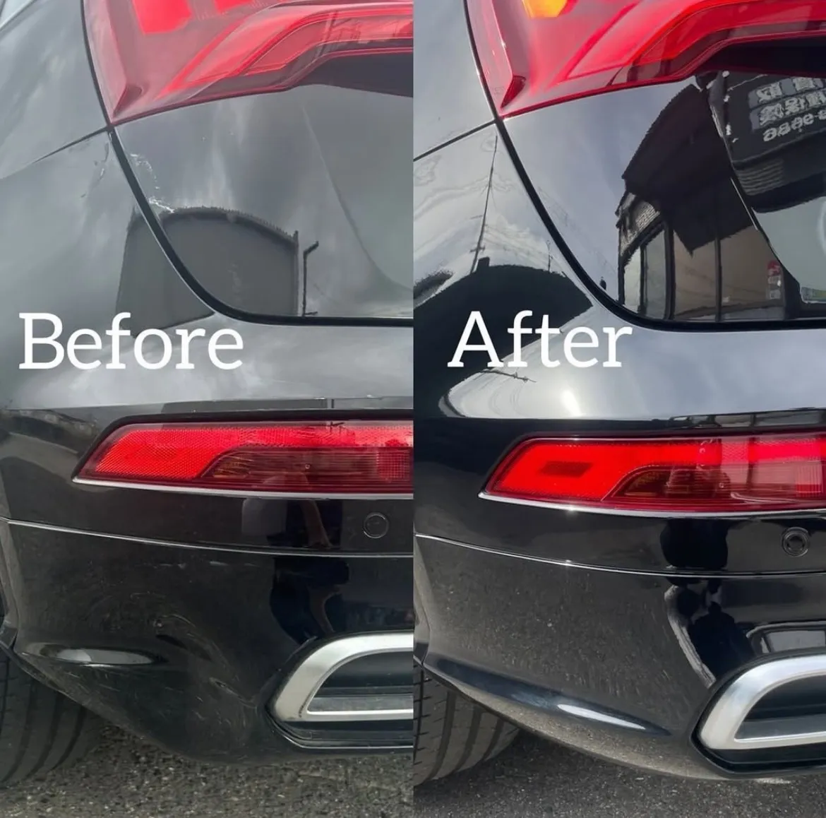 アウディ　Q5   外車　人気車　ガリ傷　凹み　事故　修理　交換　鈑金塗装　河内長野　狭山　富田林　南大阪　自社整備工場　Nプロジェクト