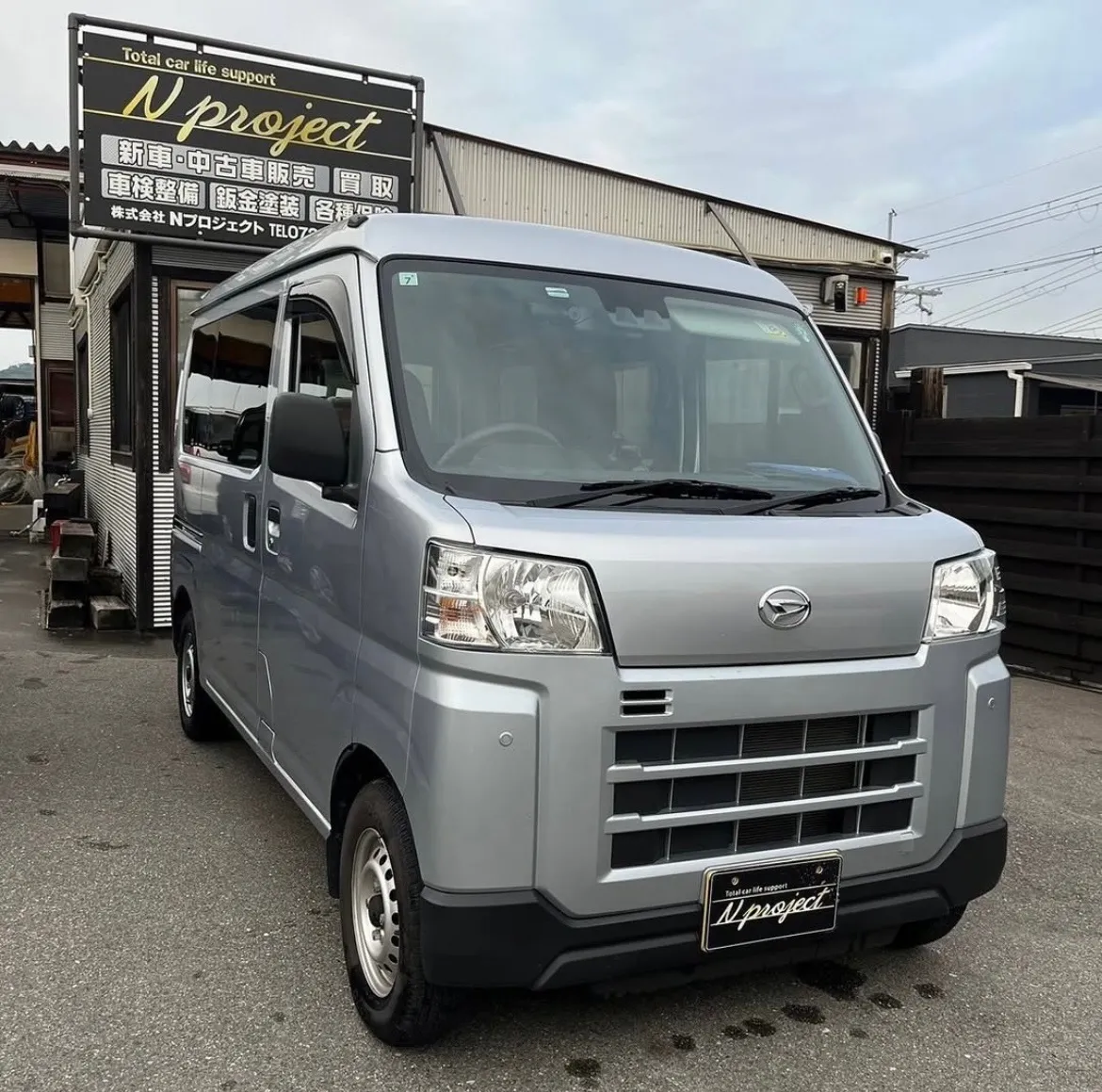 ハイゼットカーゴ　スライドドア　修理　事故　交換　鈑金塗装　一般整備　点検　車検　河内長野　狭山　富田林　南大阪　自社整備工場　Nプロジェクト
