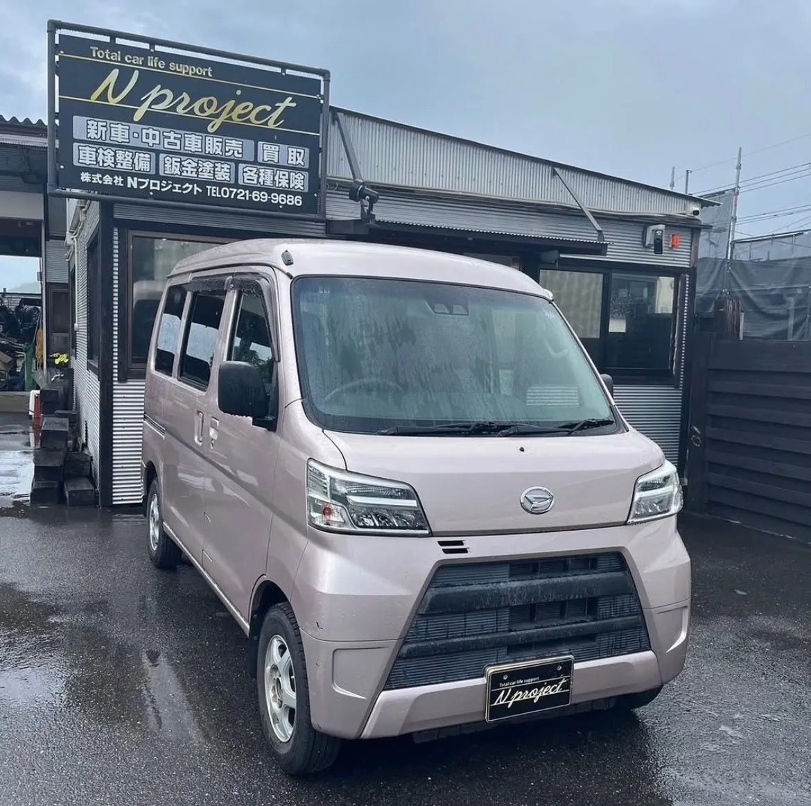 ハイゼットカーゴ　修理　事故　交換　鈑金塗装　一般整備　点検　車検　河内長野　狭山　富田林　南大阪　自社整備工場　Nプロジェクト
