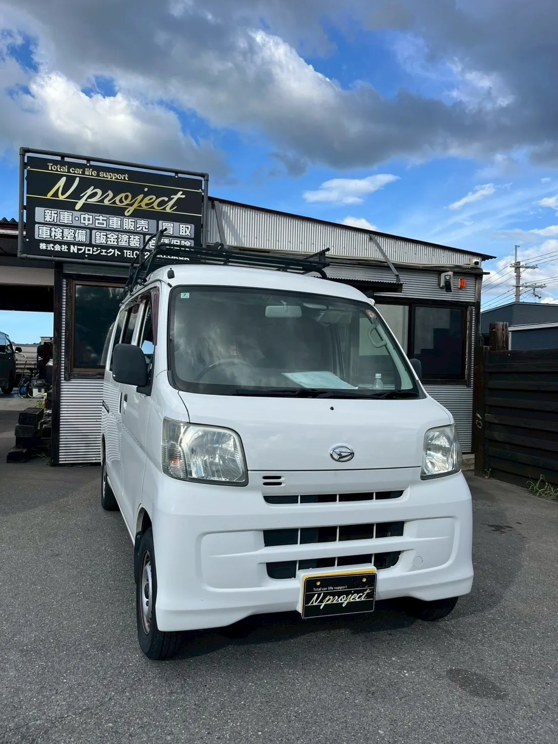ハイゼットカーゴ　エアコン不良　修理　事故　交換　鈑金塗装　一般整備　点検　車検　河内長野　狭山　富田林　南大阪　自社整備工場　Nプロジェクト