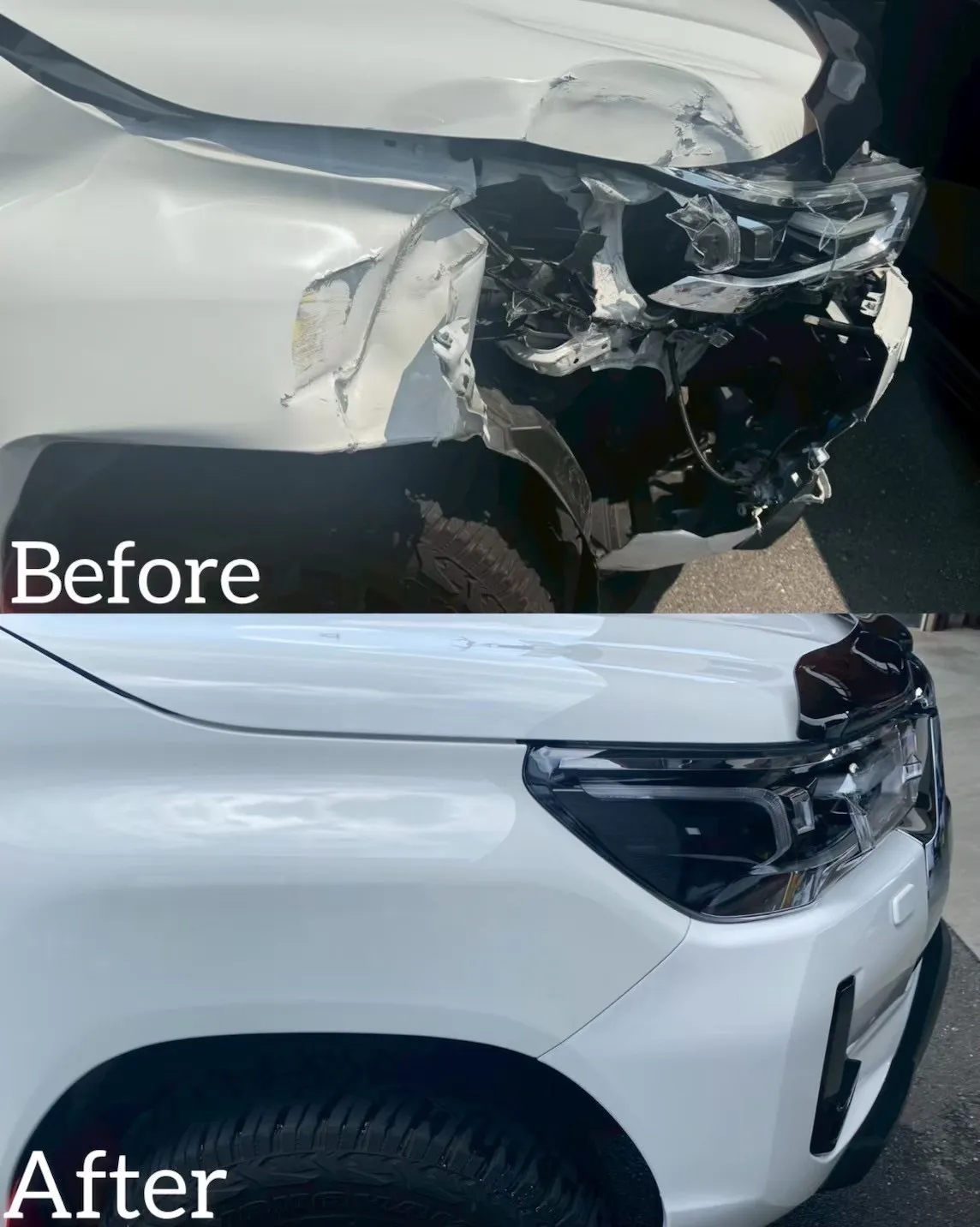 ハイラックス　TOYOTA     事故　交換　修理　鈑金塗装　保険　交換　河内長野　狭山　富田林　南大阪　自社整備工場　Nプロジェクト