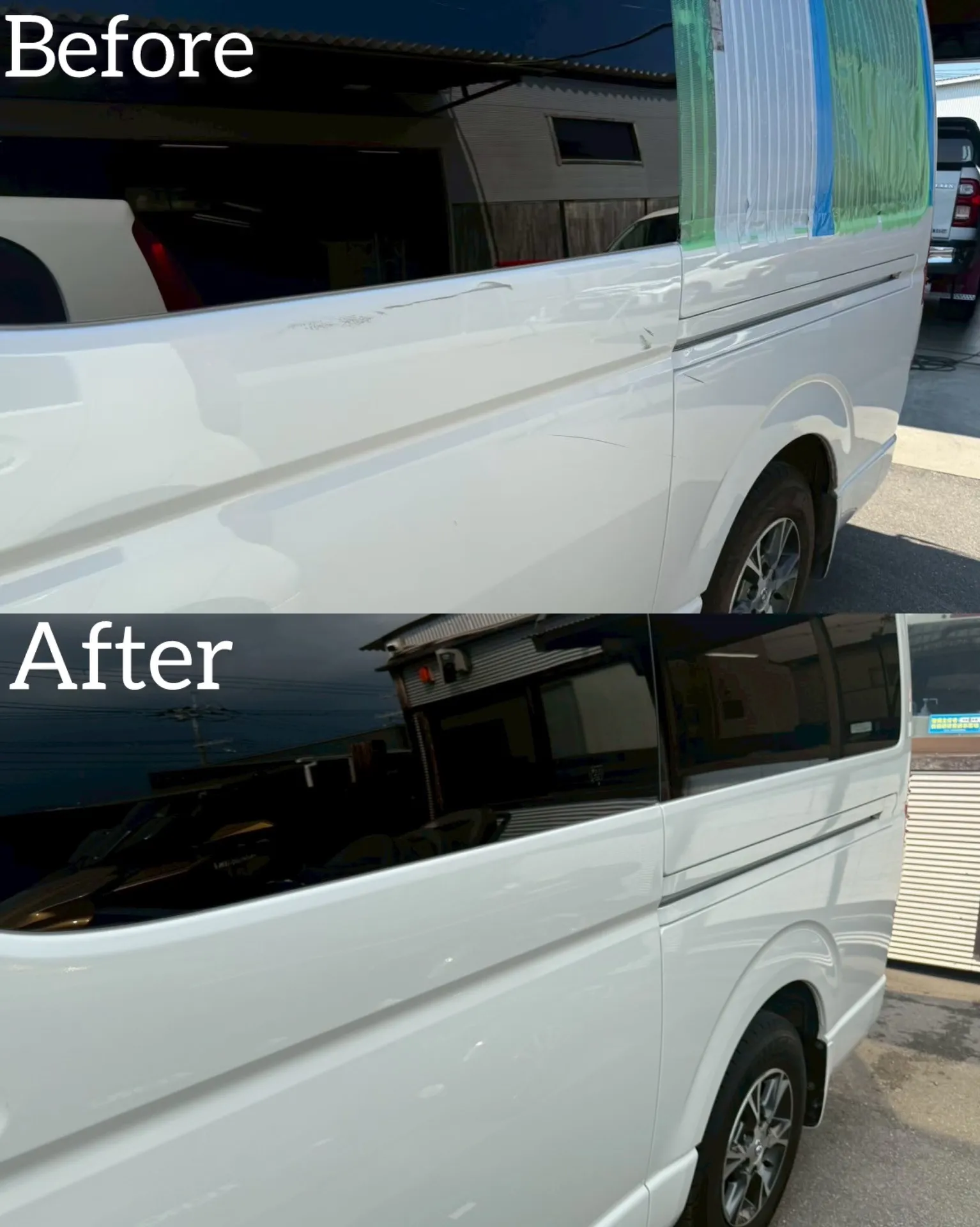 ハイエース　TOYOTA   事故　交換　整備　点検　鈑金塗装　保険　河内長野　狭山　富田林　南大阪　自社整備工場　Nプロジェクト