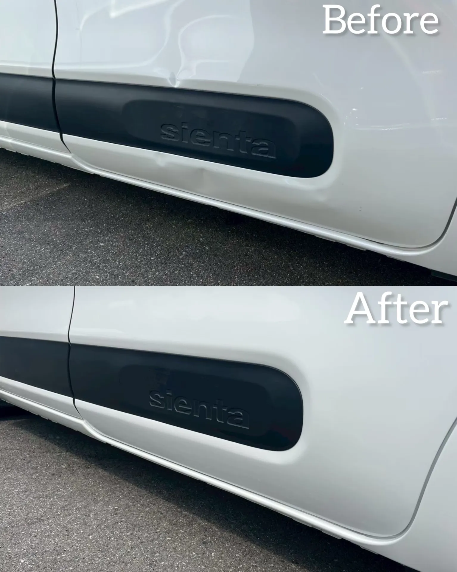 シエンタ　トヨタ　凹み　ガリ傷　事故　修理　交換　点検　取付　保険　鈑金塗装　河内長野　富田林　狭山　南大阪　自社整備工場　N