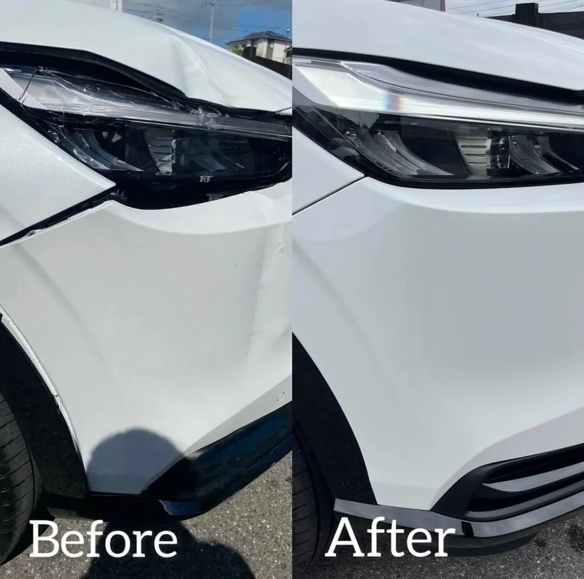 ヴェゼル　ホンダ　ガリ傷　凹み　事故　交換　修理　鈑金塗装　河内長野　狭山　富田林　南大阪　自社整備工場　Nプロジェクト