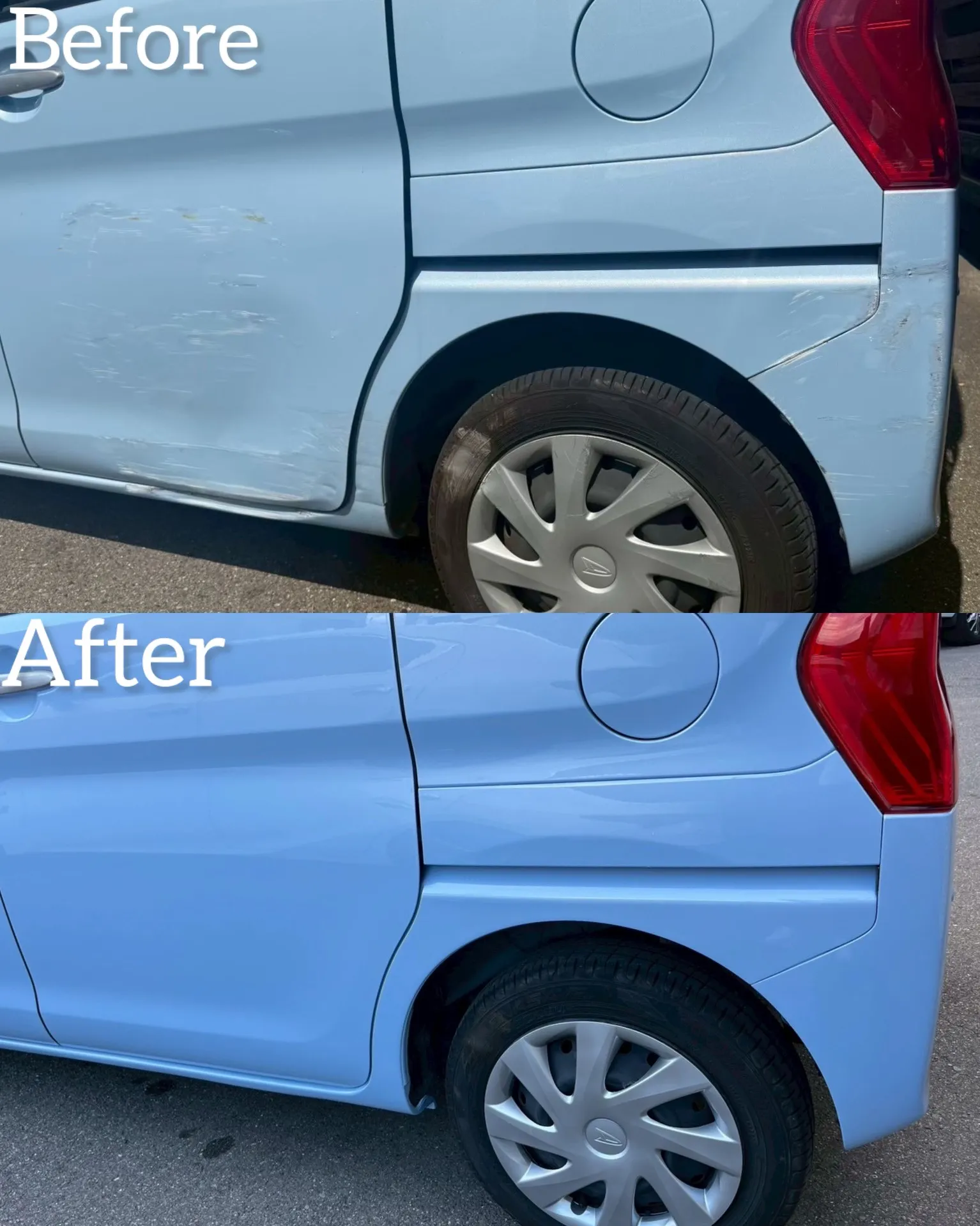 タント　事故　修理　鈑金塗装　交換　凹み　ガリ傷　保険　河内長野　狭山　富田林　自社整備工場　Nプロジェクト