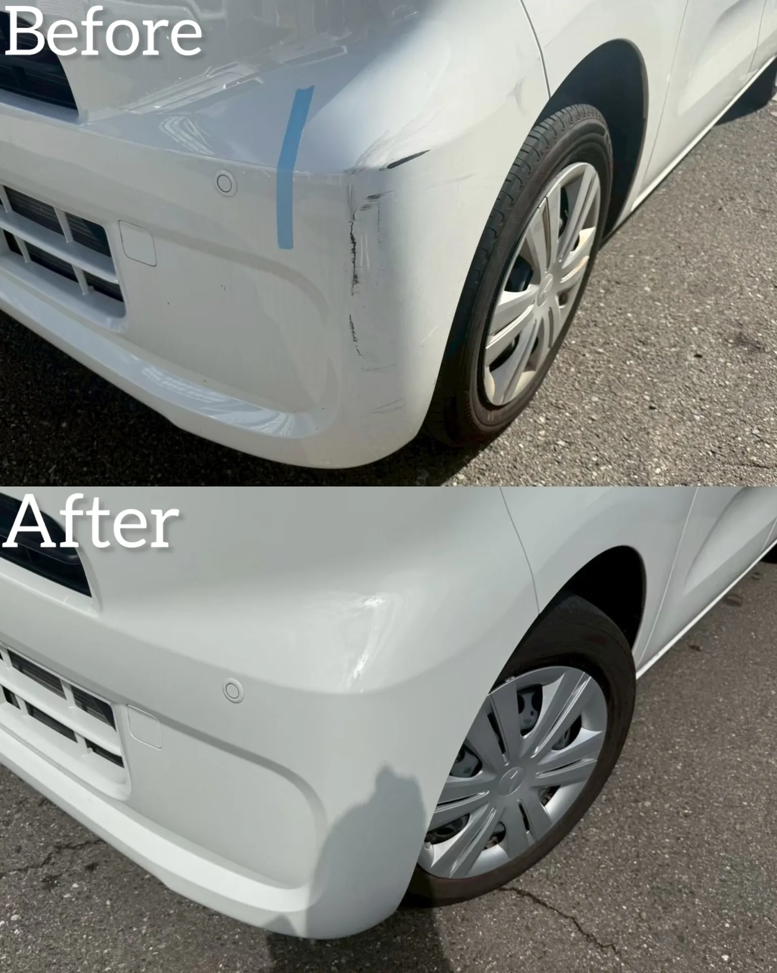 タント　ダイハツ　事故　修理　鈑金塗装　交換　凹み　ガリ傷　保険　河内長野　狭山　富田林　自社整備工場　Nプロジェクト