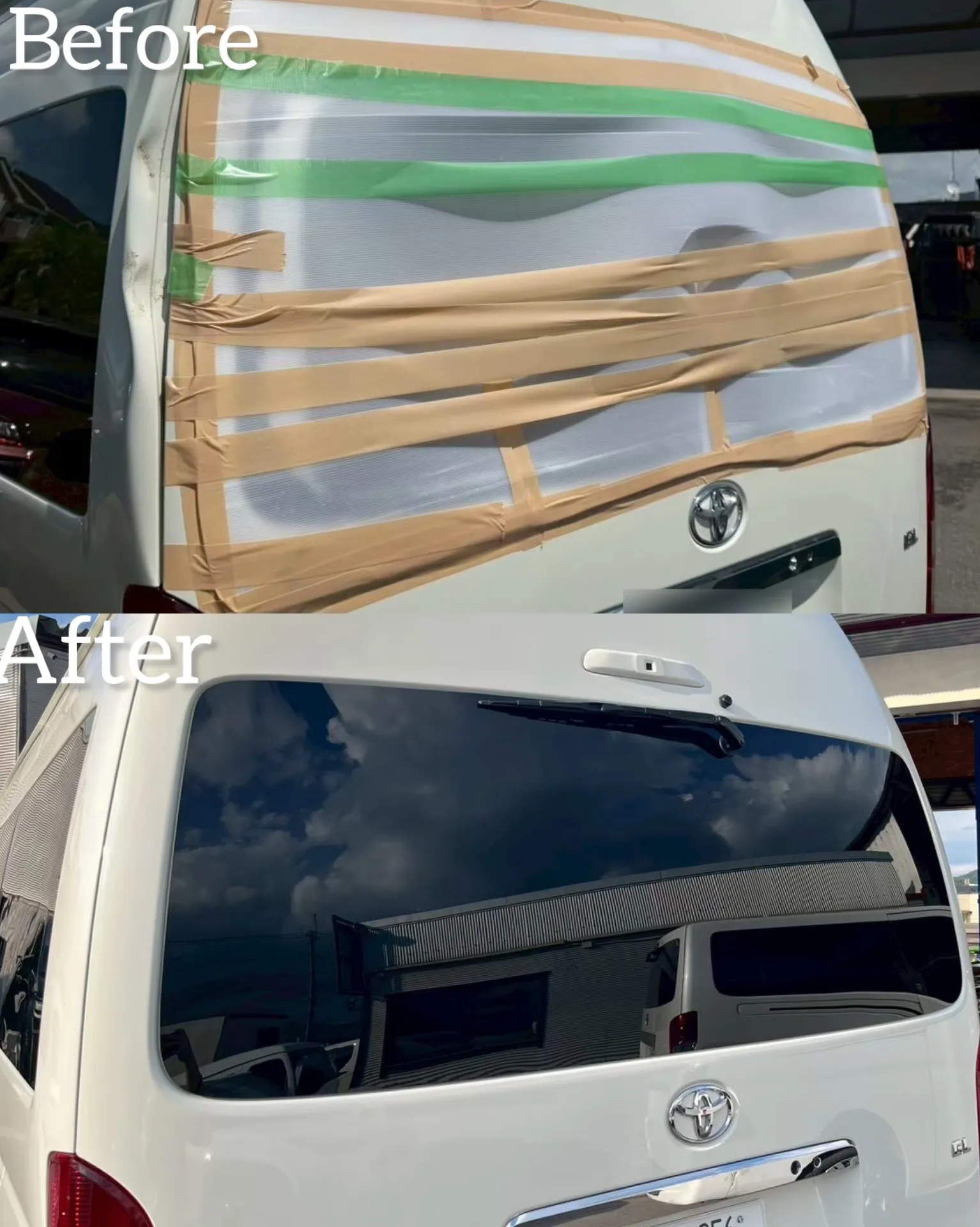 ハイエース　TOYOTA   事故　交換　整備　点検　鈑金塗装　保険　河内長野　狭山　富田林　南大阪　自社整備工場　Nプロジェクト