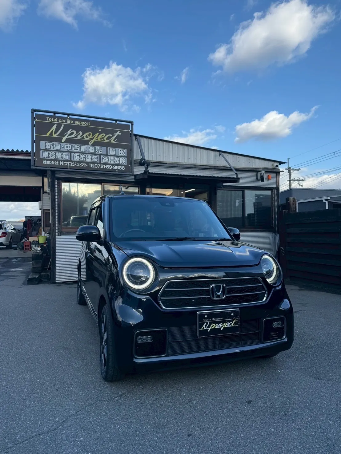 Nワン  ホンダ　事故　修理　保険　整備　交換　取付　河内長野　狭山　富田林　南大阪　自社整備工場　Nプロジェクト
