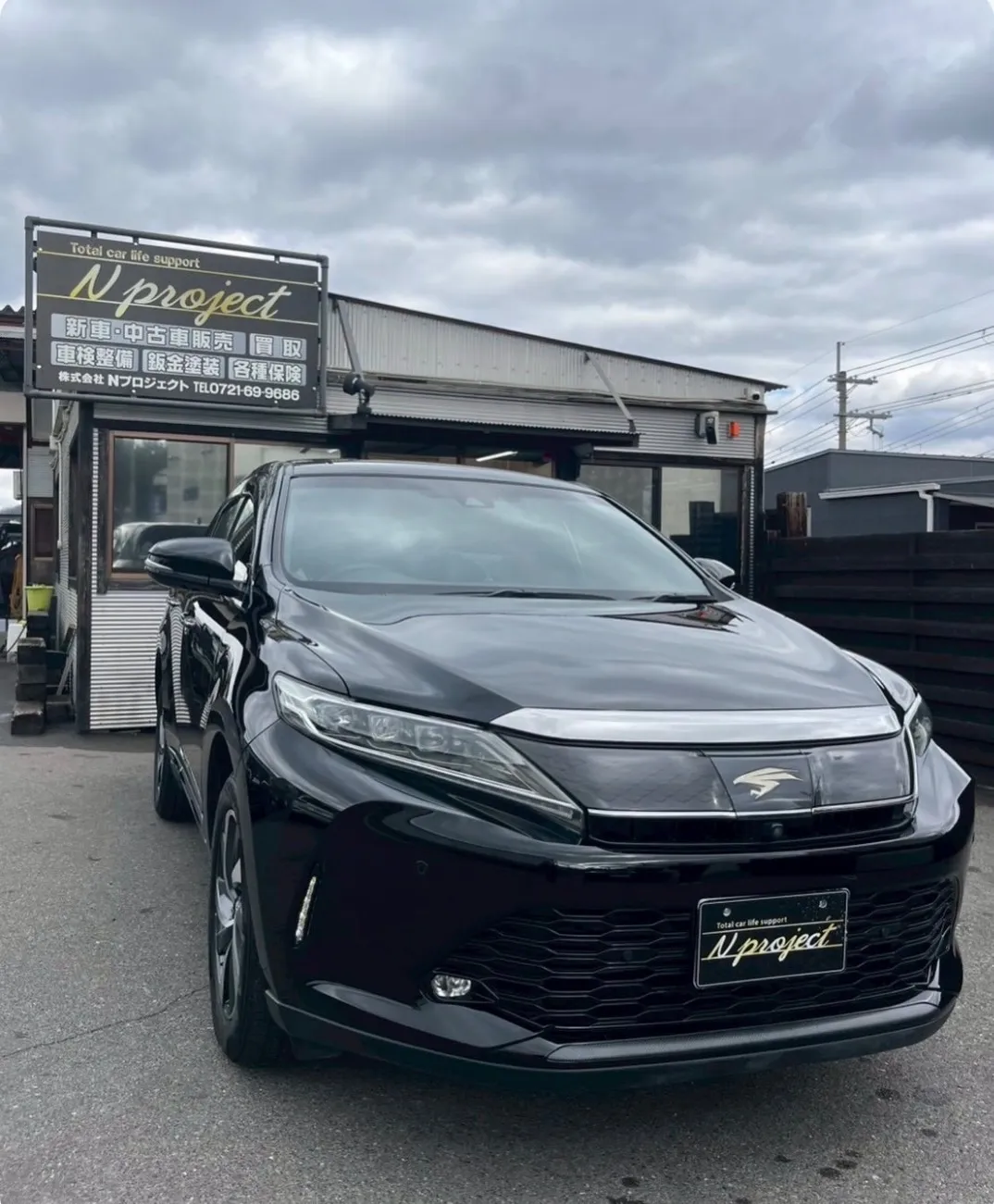 ハリアー　ガリ傷　凹み　事故　交換　修理　保険　点検　鈑金塗装　河内長野　富田林　狭山　南大阪　自社整備工場