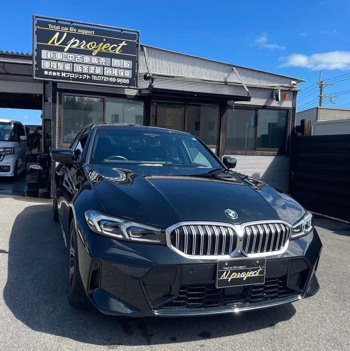 BMW 人気車　外車　ガリ傷　凹み　交換　修理　鈑金塗装　保険　車検　交換　修理　鈑金塗装　河内長野　狭山　富田林　南大阪　自社整備工場　Nプロジェクト