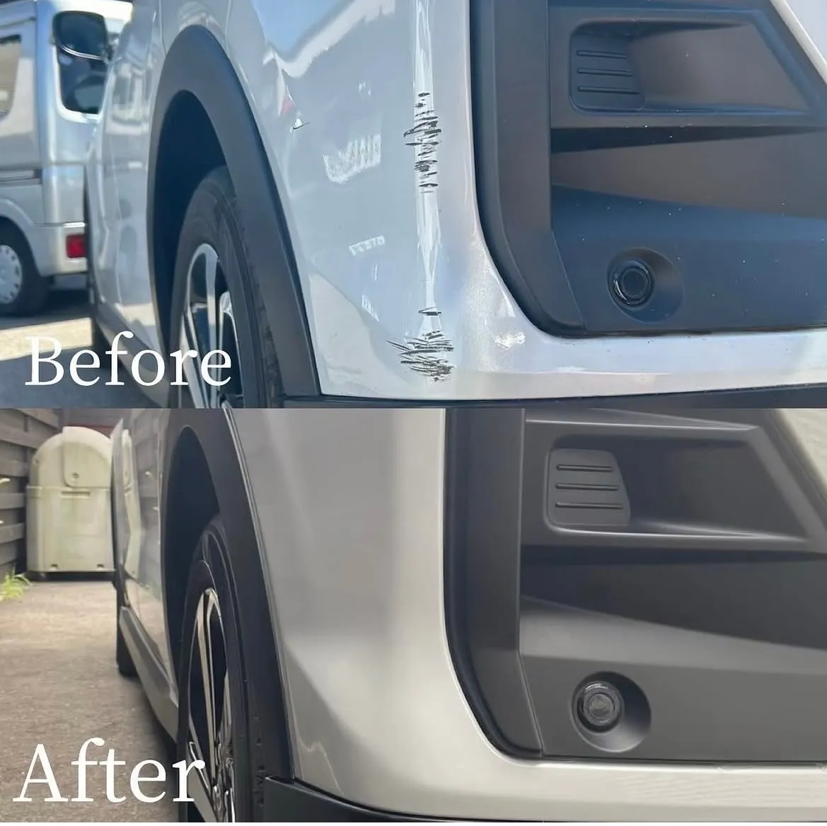 キズ・へこみ直し　リヤバンパー　クォーター　ガリ傷　凹み　鈑金塗装　事故　保険　交換　修理　整備　点検　車検　河内長野　狭山　富田林　南大阪　自社整備工場　Nプロジェクト