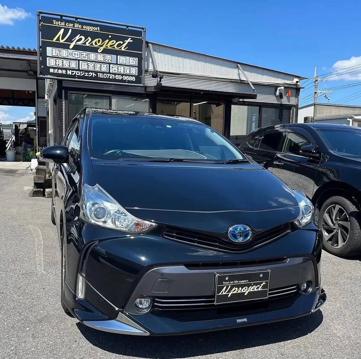 キズ・へこみ直し リヤバンパー クォーター ガリ傷 凹み 鈑金塗装 事故 保険 交換 修理 整備 点検 車検 河内長野 狭山 富田林 南大阪 自社整備工場 Nプロジェクト