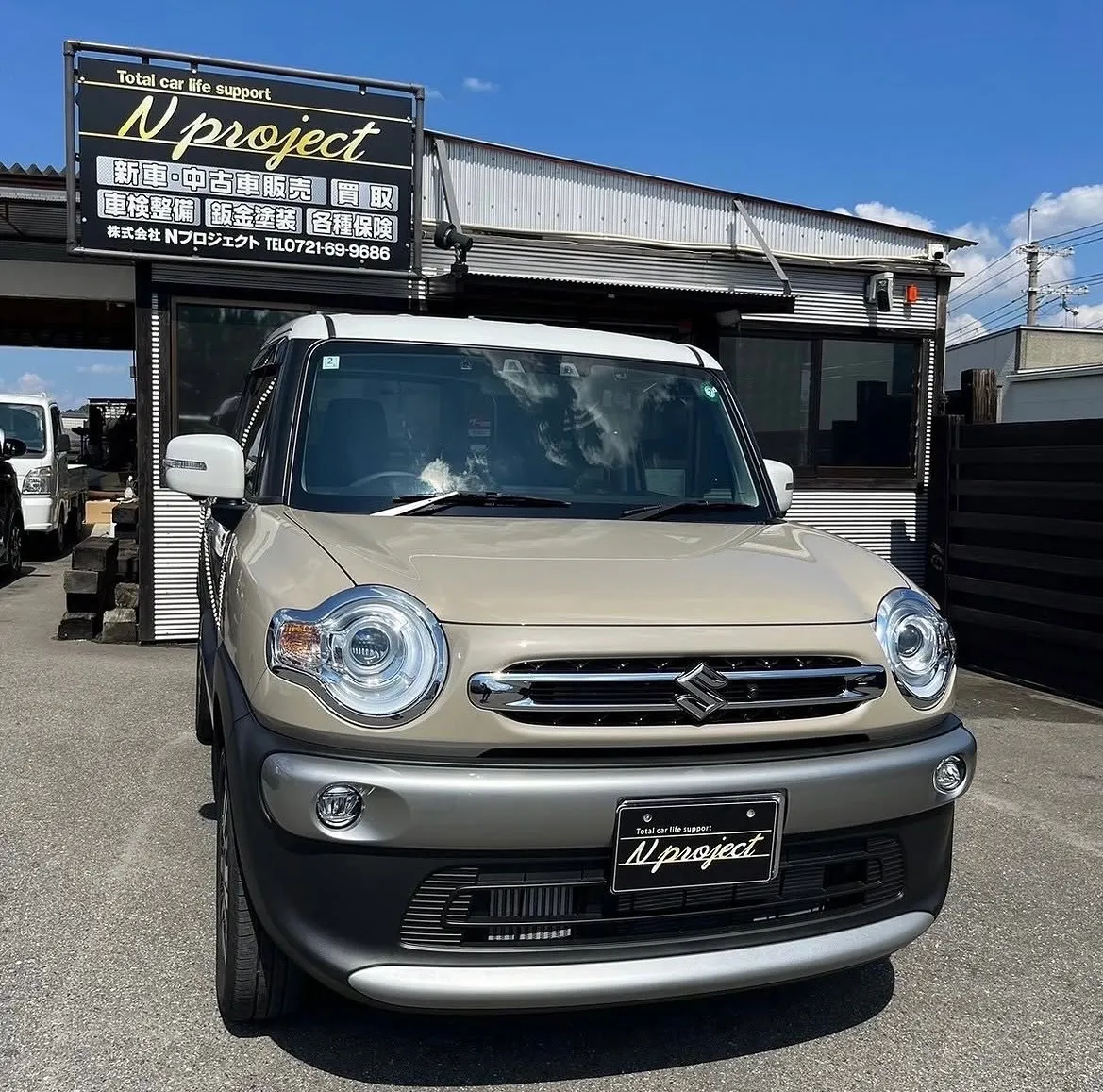 キズ・へこみ直し リヤバンパー クォーター ガリ傷 凹み 鈑金塗装 事故 保険 交換 修理 整備 点検 車検 河内長野 狭山 富田林 南大阪 自社整備工場 Nプロジェクト