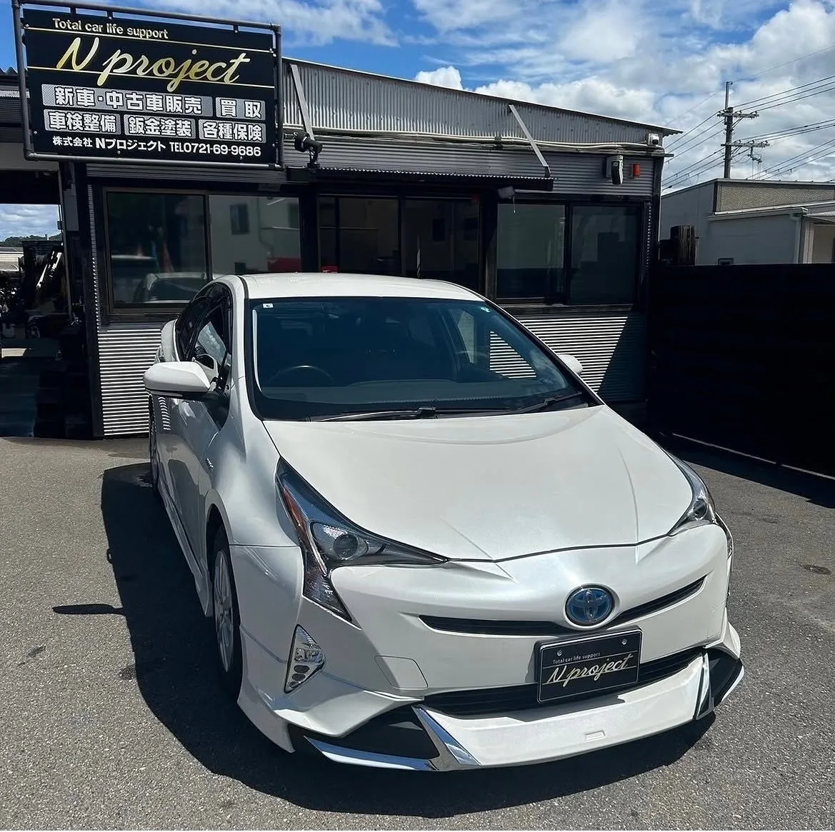 キズ・へこみ直し リヤバンパー クォーター ガリ傷 凹み 鈑金塗装 事故 保険 交換 修理 整備 点検 車検 河内長野 狭山 富田林 南大阪 自社整備工場 Nプロジェクト