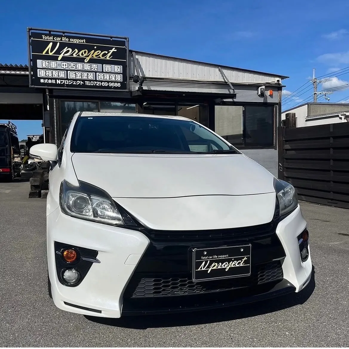 キズ・へこみ直し リヤバンパー クォーター ガリ傷 凹み 鈑金塗装 事故 保険 交換 修理 整備 点検 車検 河内長野 狭山 富田林 南大阪 自社整備工場 Nプロジェクト